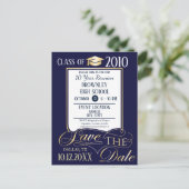 Briefkaart Uitnodiging schoolreünie (Staand voorkant)