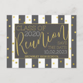 Briefkaart Uitnodiging schoolreünie (Voorkant)