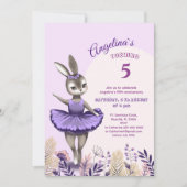 Briefkaart uitnodiging voor een baby shower, een (Voorkant)