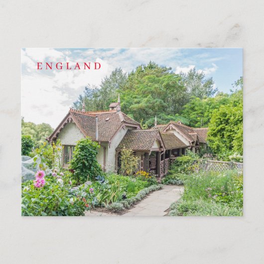 Briefkaart uitzicht Engelstalig huisdier (Voorkant)