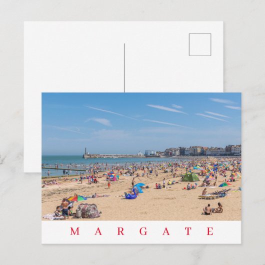 Briefkaart uitzicht Margate (Voorkant / Achterkant)