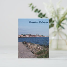 Briefkaart - uitzicht uit Nessebar, Bulgarije
