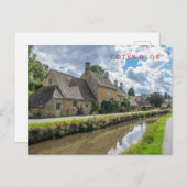 Briefkaart uitzicht van de lagere slachterij (Voorkant / Achterkant)