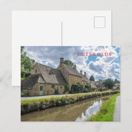 Briefkaart uitzicht van de lagere slachterij (Voorkant / Achterkant)