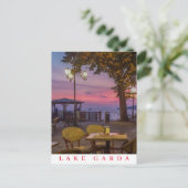 Briefkaart uitzicht van het Gardameer (Staand voorkant)