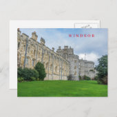 Briefkaart uitzicht Windsor Castle (Voorkant / Achterkant)