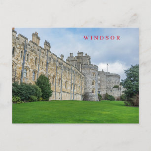 Briefkaart uitzicht Windsor Castle