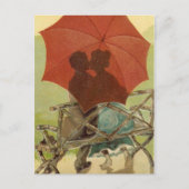 Briefkaart Umbrella Lovers (Voorkant)