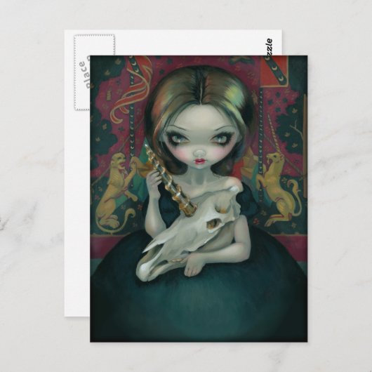 briefkaart "Unicorn's Ghost" (Voorkant / Achterkant)