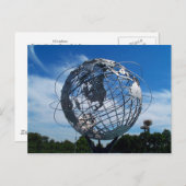 Briefkaart Unisphere (Voorkant / Achterkant)