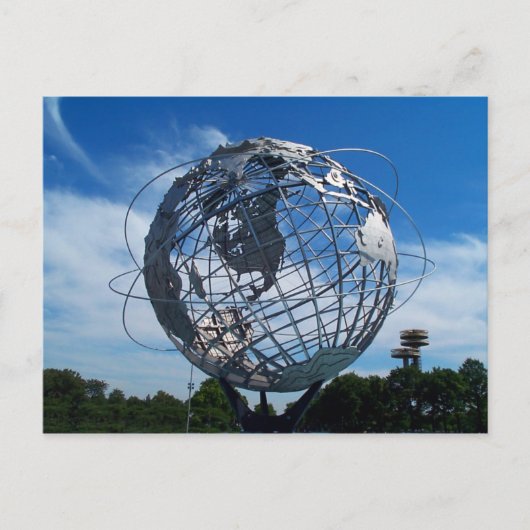 Briefkaart Unisphere (Voorkant)