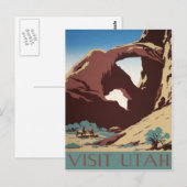  Briefkaart Utah (Voorkant / Achterkant)