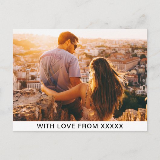 Briefkaart Uw foto en bericht (Voorkant)