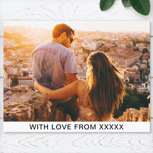 Briefkaart Uw foto en bericht