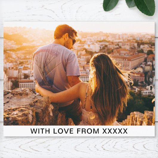 Briefkaart Uw foto en bericht