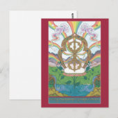 BRIEFKAART Vajra / Dorje (Voorkant / Achterkant)