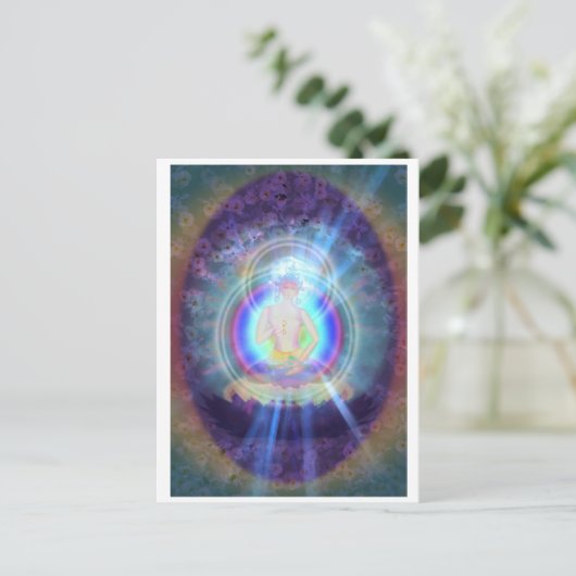 briefkaart "Vajrasattva" (Staand voorkant)