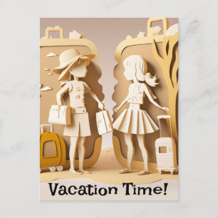 Briefkaart vakantietijd