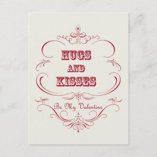 briefkaart Valentijns (Voorkant)