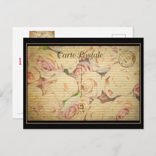 Briefkaart Valentijnsdag (Voorkant / Achterkant)