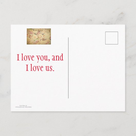 Briefkaart Valentijnsdag (Achterkant)