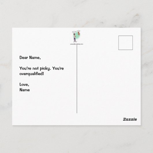 Briefkaart Valentijnsdag (Achterkant)