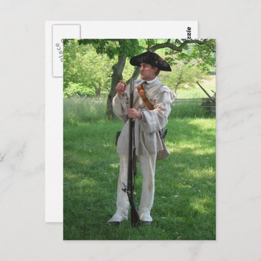 Briefkaart Valley Forge Reenactment (Voorkant / Achterkant)