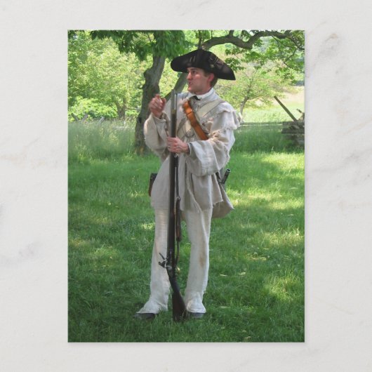 Briefkaart Valley Forge Reenactment (Voorkant)