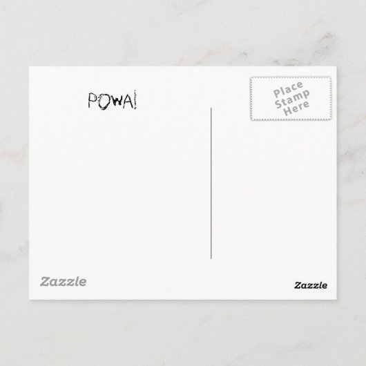 briefkaart van 40 watt (Achterkant)