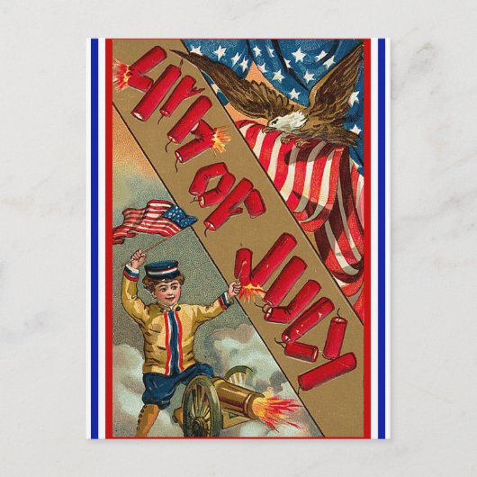  briefkaart van 4 juli (Voorkant)