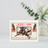 briefkaart van 4 juli, 4 juli (Staand voorkant)