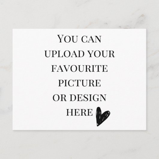 Briefkaart van 5,6 x 4,25 inch aanpassen - landsch (Voorkant)