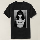 briefkaart van 90 s Black White Björk T-shirt (Design voorkant)