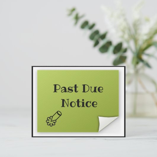 Briefkaart van afgelopen vervaldatum (Staand voorkant)