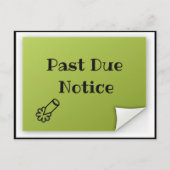 Briefkaart van afgelopen vervaldatum (Voorkant)