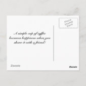 Briefkaart van Afrikaanse Gray en Caïro Coffee Fri (Achterkant)