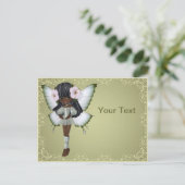 Briefkaart van Afrikaanse prinses Butterfly (Staand voorkant)