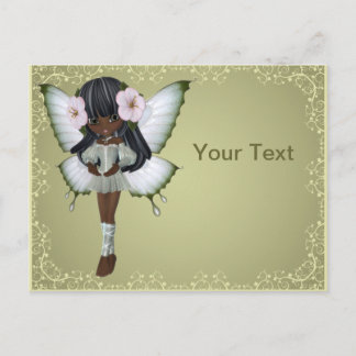 Briefkaart van Afrikaanse prinses Butterfly