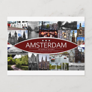 Briefkaart van Amsterdam