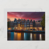BRIEFKAART VAN AMSTERDAM (Voorkant / Achterkant)