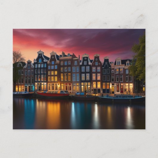 BRIEFKAART VAN AMSTERDAM (Voorkant)