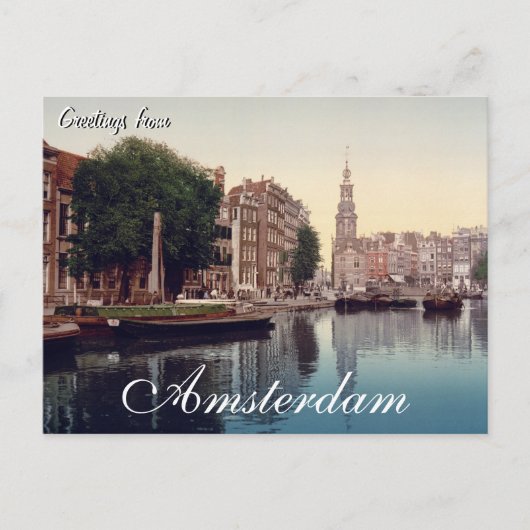 Briefkaart van Amsterdam (Voorkant)
