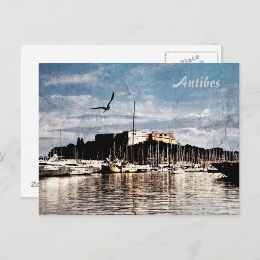 Briefkaart van Antibes (Voorkant / Achterkant)