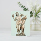 Briefkaart van Aphrodite, Pan en Eros (Staand voorkant)