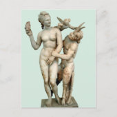 Briefkaart van Aphrodite, Pan en Eros (Voorkant)