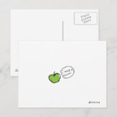 briefkaart van appel (Voorkant / Achterkant)