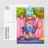 Briefkaart van Arisu's Windy Day (Voorkant / Achterkant)