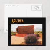 Briefkaart van Arizona (Petrified Forest) (Voorkant / Achterkant)