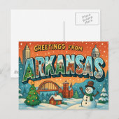 BRIEFKAART VAN ARKANSAS (Voorkant / Achterkant)