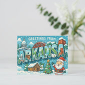 BRIEFKAART VAN ARKANSAS (Staand voorkant)